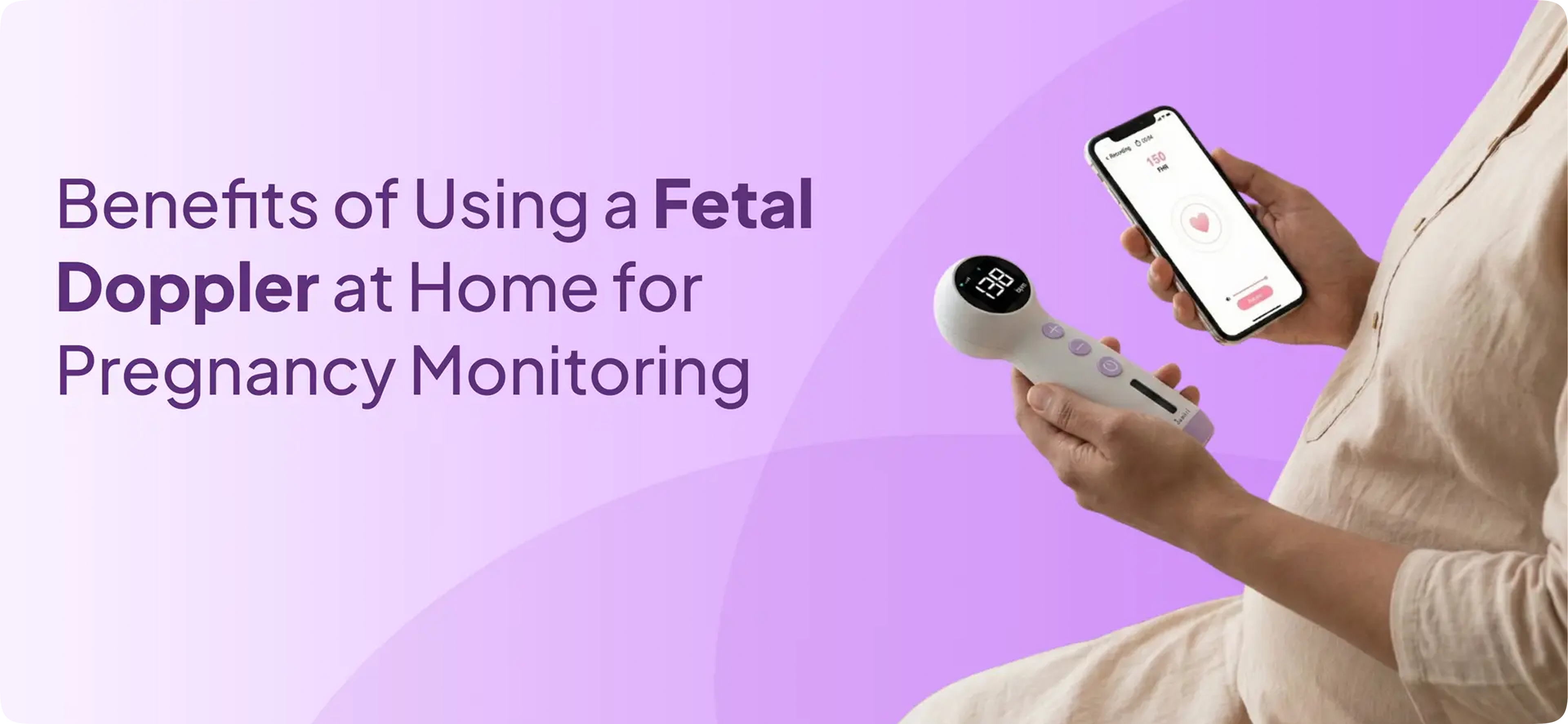 Advantages of Using an Aura Baby Doppler at Home for Pregnancy Monitoring