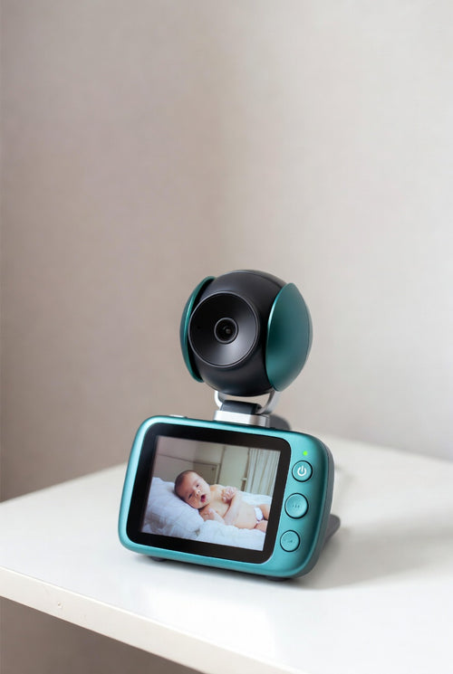 AURABABY Smart Baby Monitor – HD Video, Night Vision & Two-Way Audio
